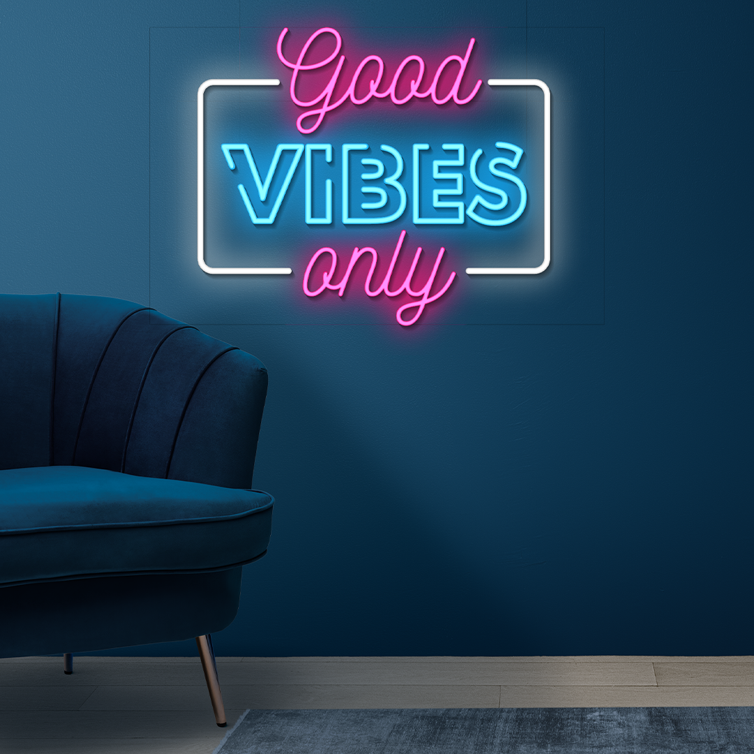 Good Vibes Only Neon Sign