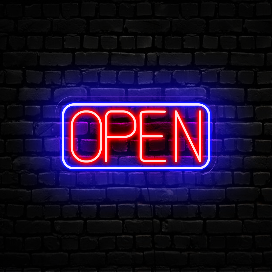 Old School LED Open Sign