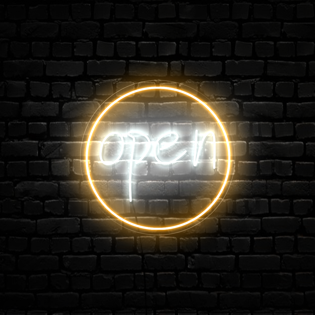Halo LED Open Sign