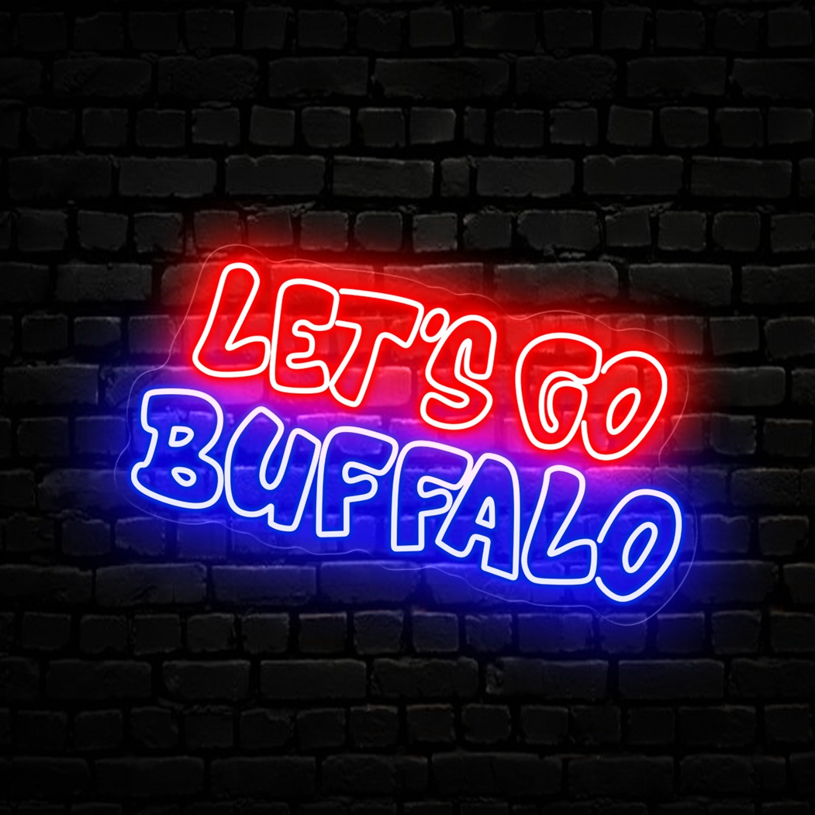 Let's Go Buffalo LED Neon Sign