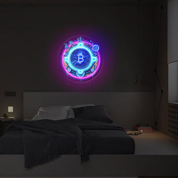 Crypto Vault Neon Sign
