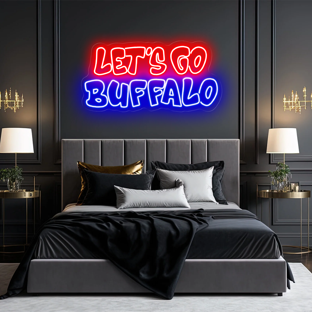Let's Go Buffalo LED Neon Sign