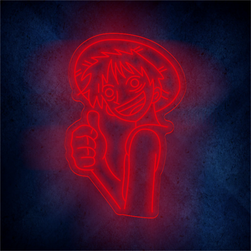 Luffy Neon Sign